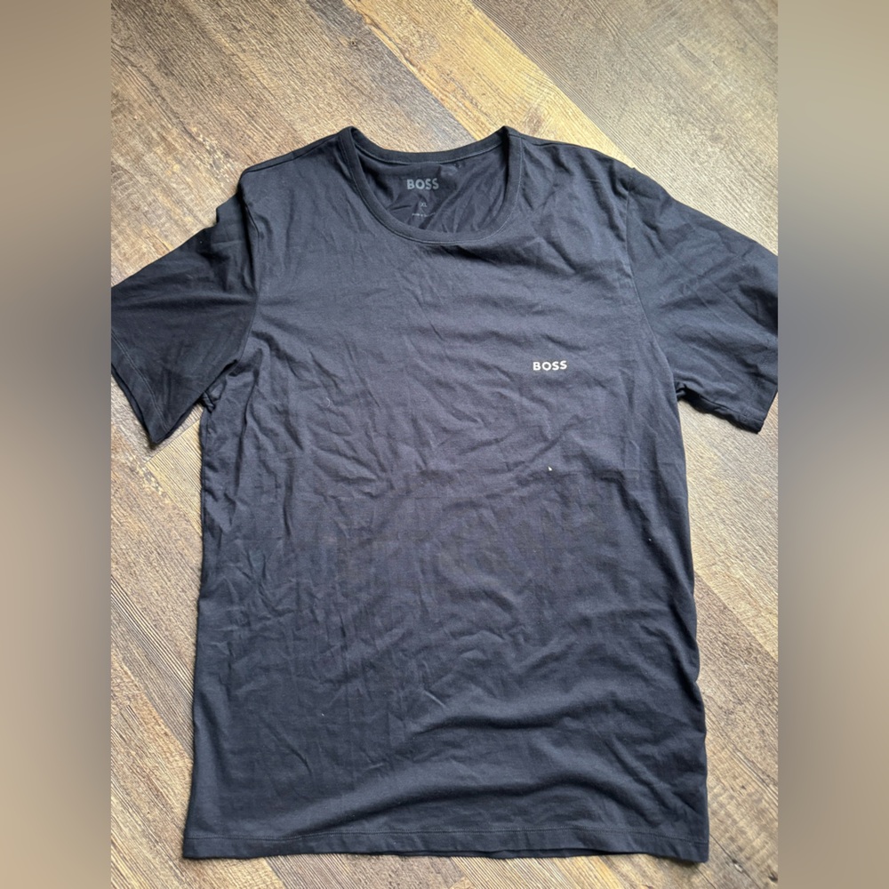 BOSS Men's Nay Logo Lightweight Shirt T-Shirt‎ XL